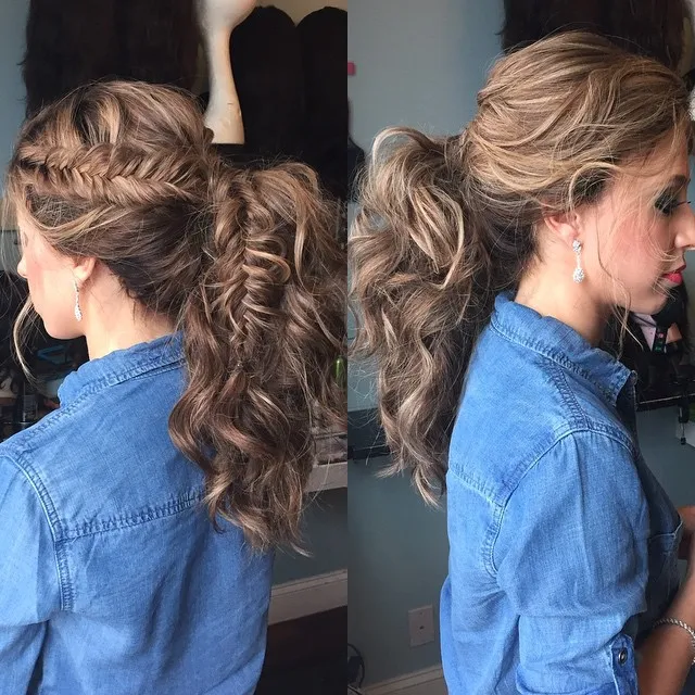 ### Braided Elegance Ponytail