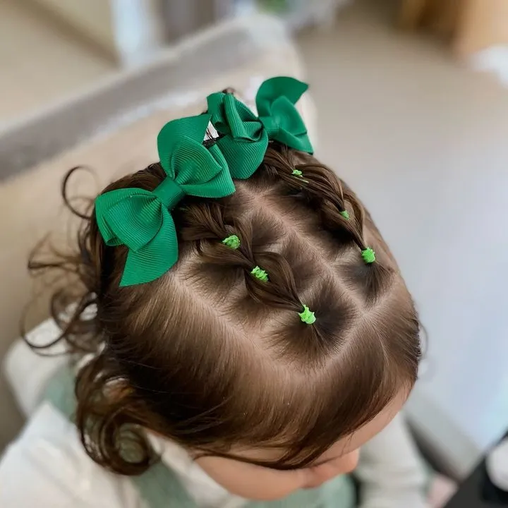 **Bright Green Bows**