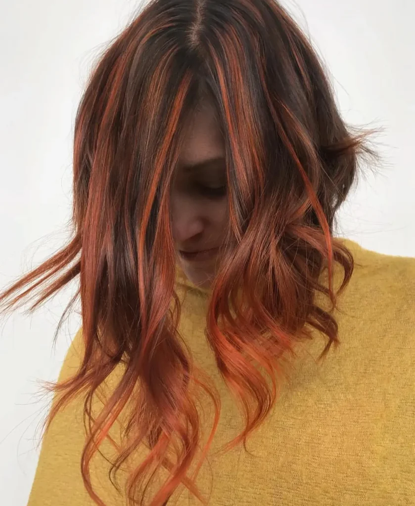 **Fiery Copper Waves**