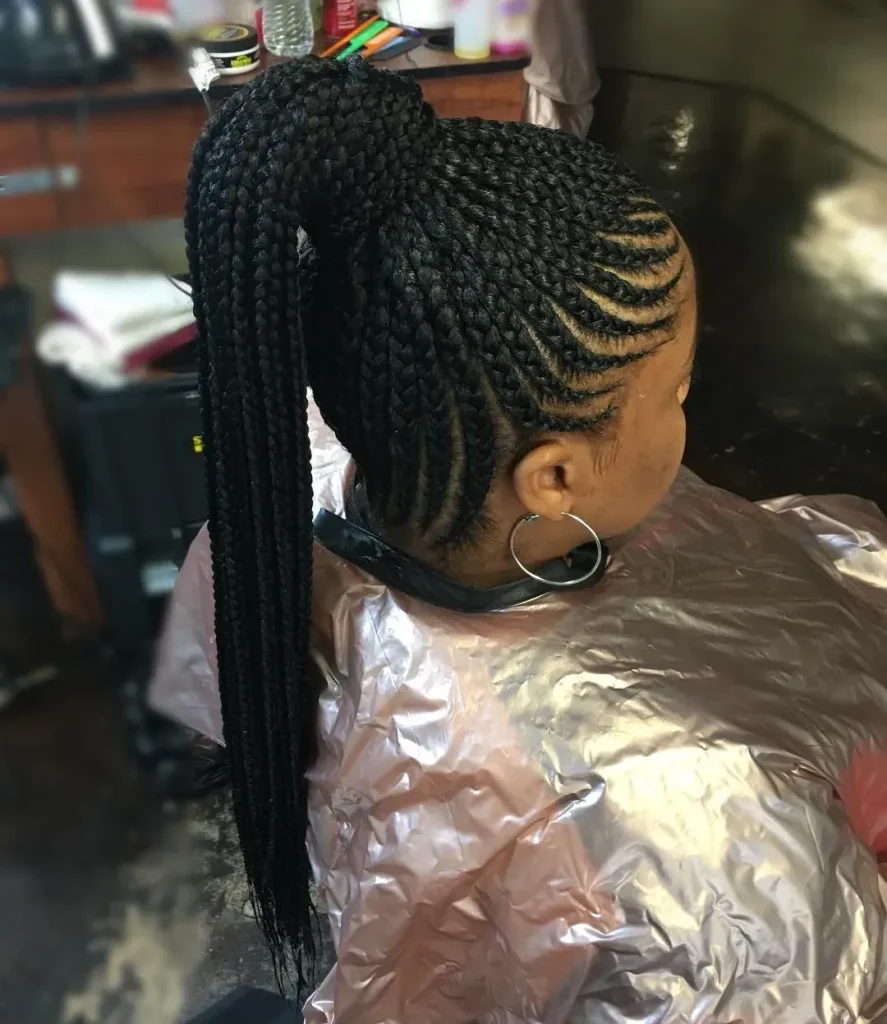 ### High Braided Elegance