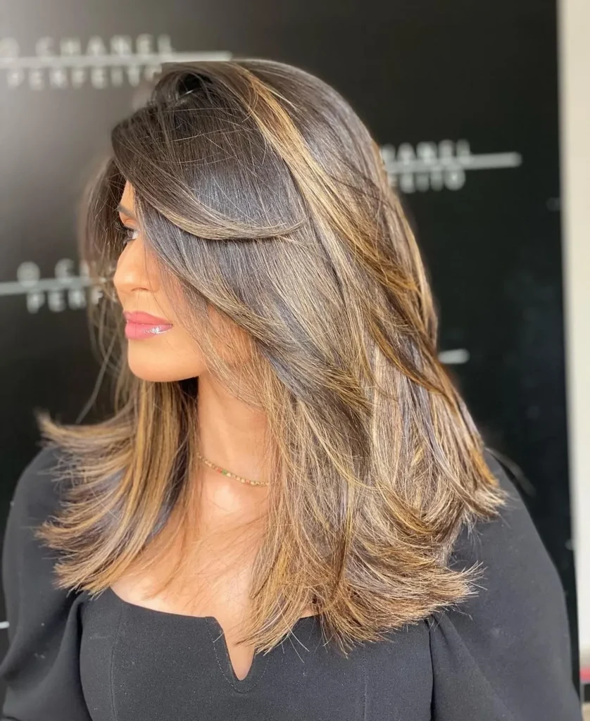 ### Layered Elegance with Highlights