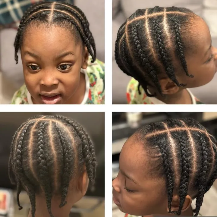 **Neat Cornrow Lines**