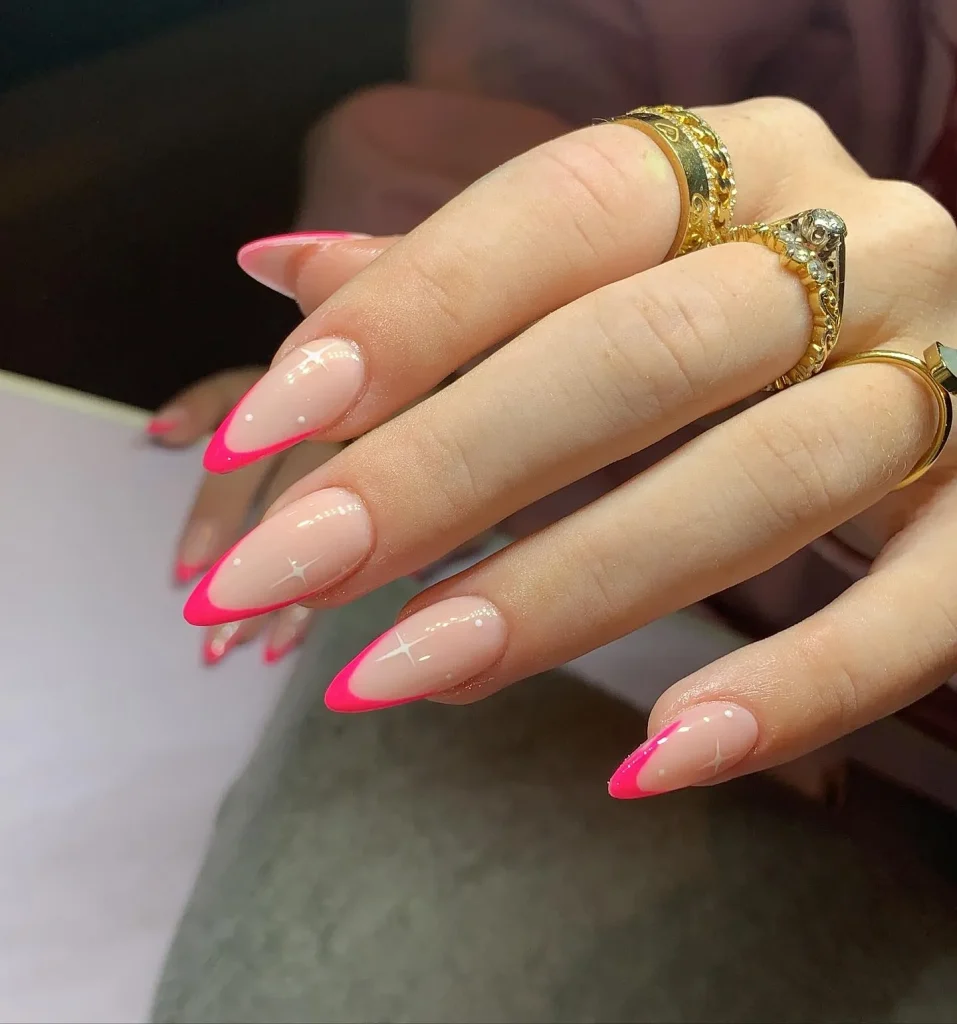 ### Neon Pink Tips