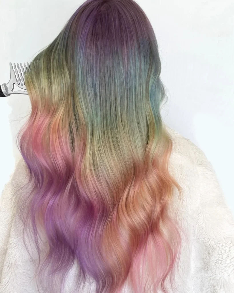 **Pastel Rainbow Waves**