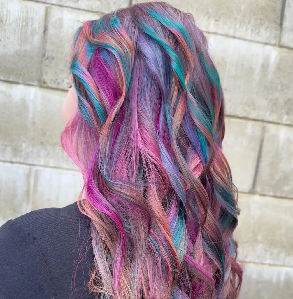 **Rainbow Ocean Waves**