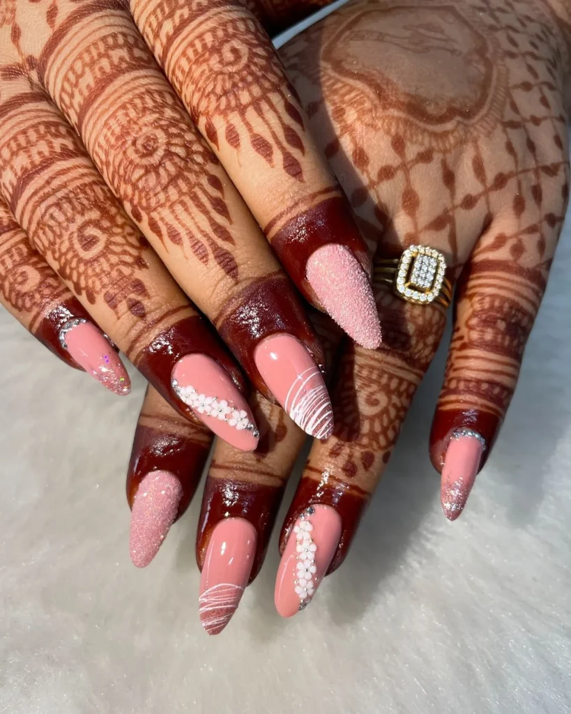 **Sparkling Henna Elegance**