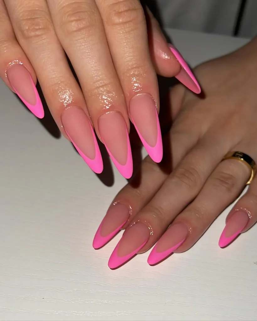 ### Vibrant Pink Tips