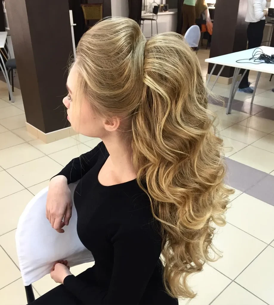 ### Voluminous Wave Ponytail