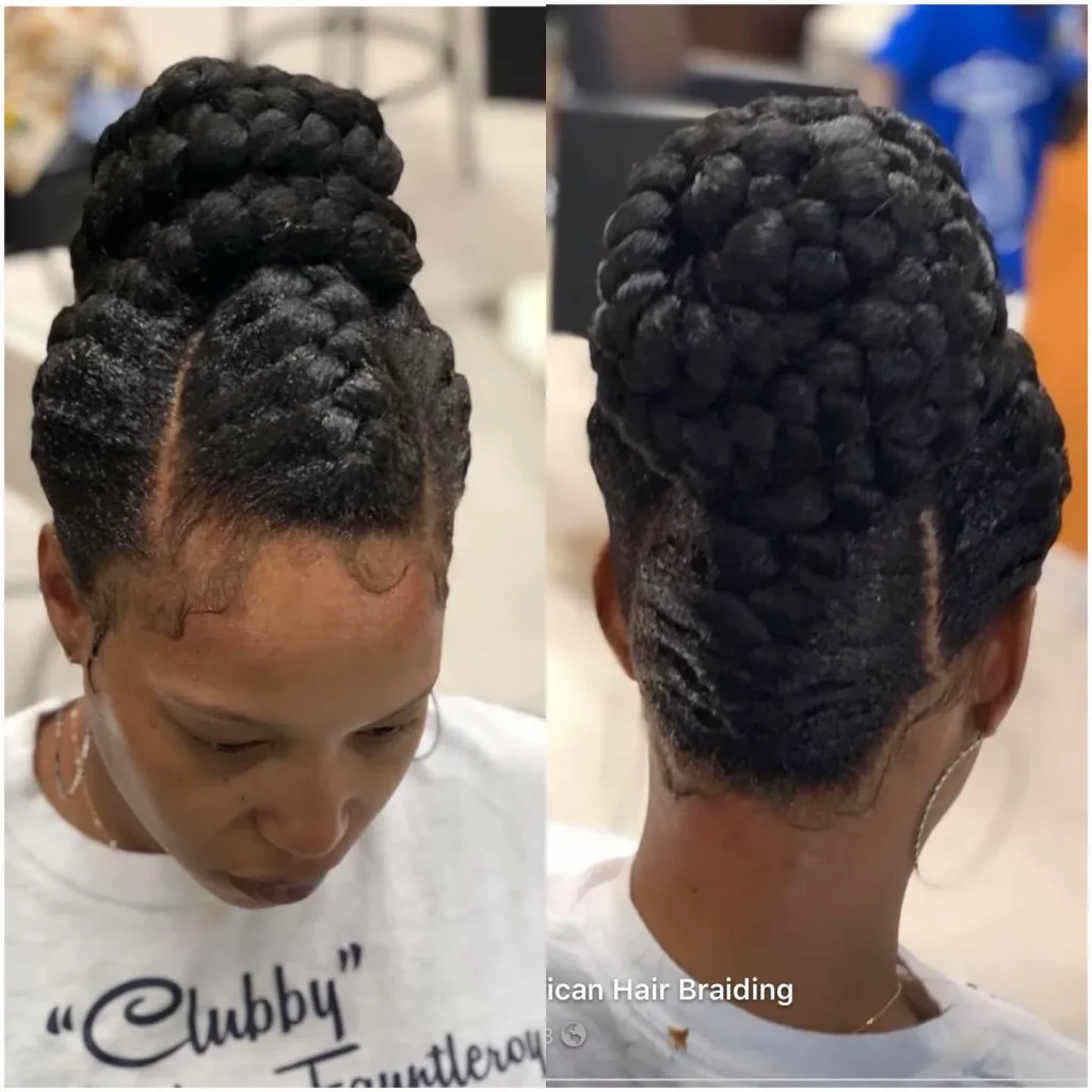 ### Elegant Crown Updo